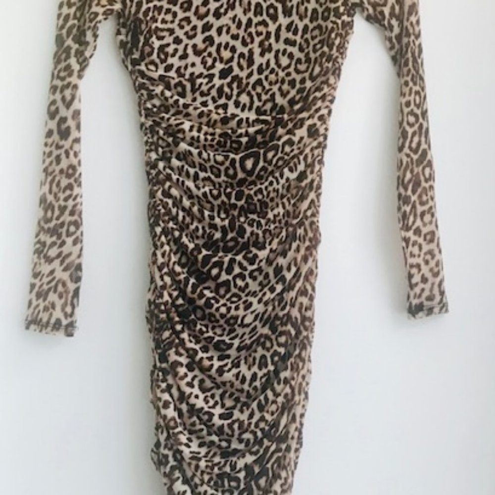 BRAND NEW NEVER WORN  - GUESS leopard dress